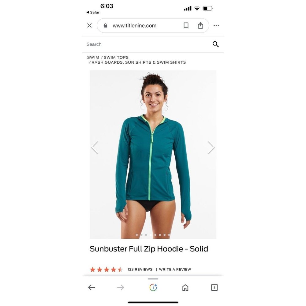 Title nine Sunbuster Full Zip Hoodie - Solid